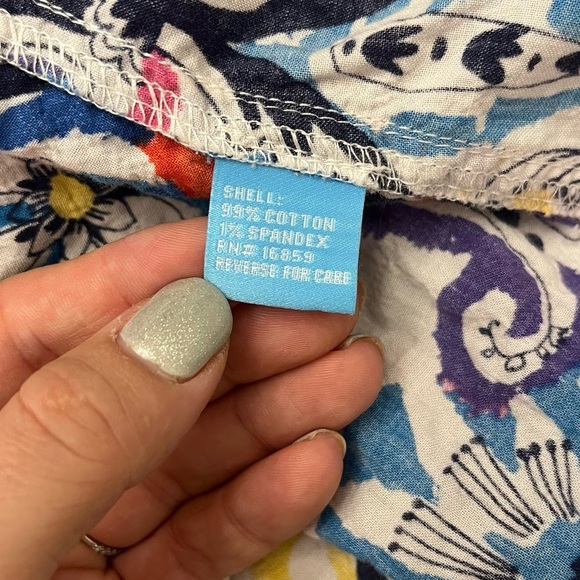 J. McLaughlin Women's Button Long Sleeve Shirt All Over Print Bold Size XS - Picture 7 of 7